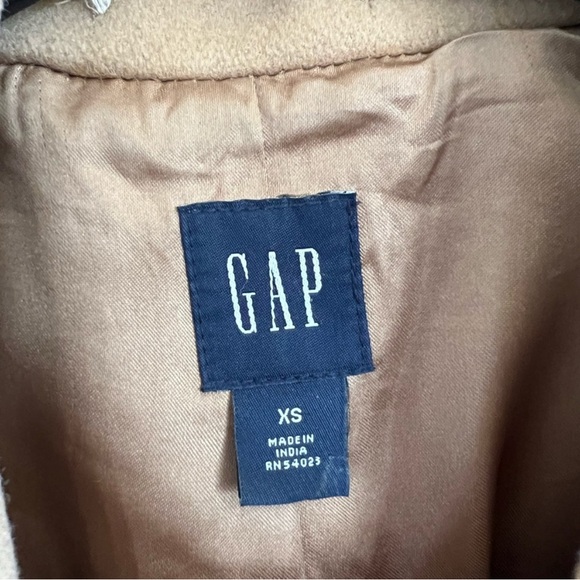 GAP Women's Camel Toggle Pea Coat - Picture 4 of 5